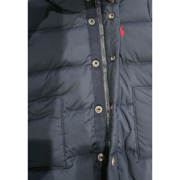 Ralph Lauren 3M Baby Boy Quilted Navy Bodysuit Logo Snaps Hooded, Boys Snowsuit - Picture 5 of 8